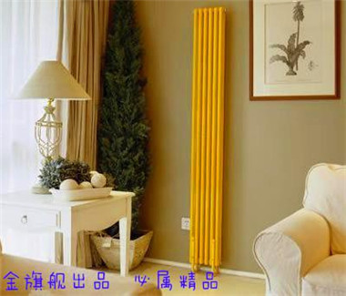 家用暖氣片安裝圖-客廳暖氣片安裝效果，金旗艦出品