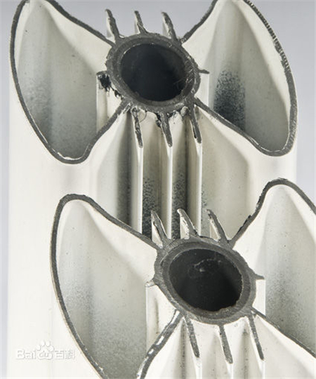 鋼鋁散熱器剖面